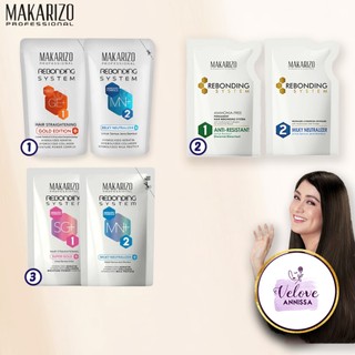MAKARIZO REBONDING SYSTEM SMOOTHING super gold lurus smoting