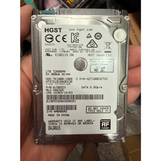 HGST 1TB (HTS721010A9E630) 2.5吋硬碟HD001 拆機新品 保固7天📌優惠1200