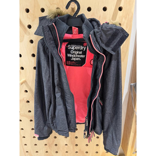 極度乾燥 Superdry Wind Trekker Jacket 連帽防風外套 灰S