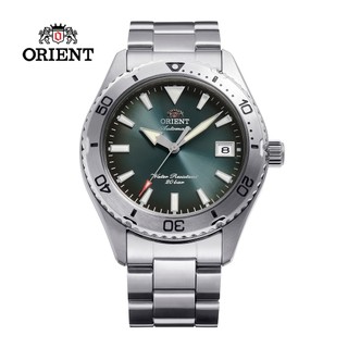 ORIENT 東方錶 WATER RESISTANT系列 200m潛水風格腕錶 鋼帶款 綠色 RA-AC0Q13E