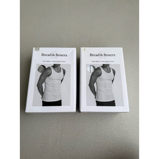Bread & Boxers 2-Pack Tank Ribbed 有機棉羅紋背心