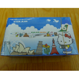 【YTC】EVA AIR 長榮航空 HELLO KITTY 彩繪機 撲克牌 環遊世界