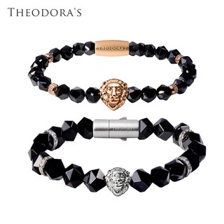 【THEODORA'S】夜幕｜黑瑪瑙礦石手鍊 女款&男款【希奧朵拉】黑瑪瑙手鍊 天然礦石 女生手鍊 男生手鍊 中性手鍊