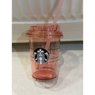 星巴克 starbucks 咖啡杯 透明迷你吸管杯 美式 塑膠冷飲杯 便攜