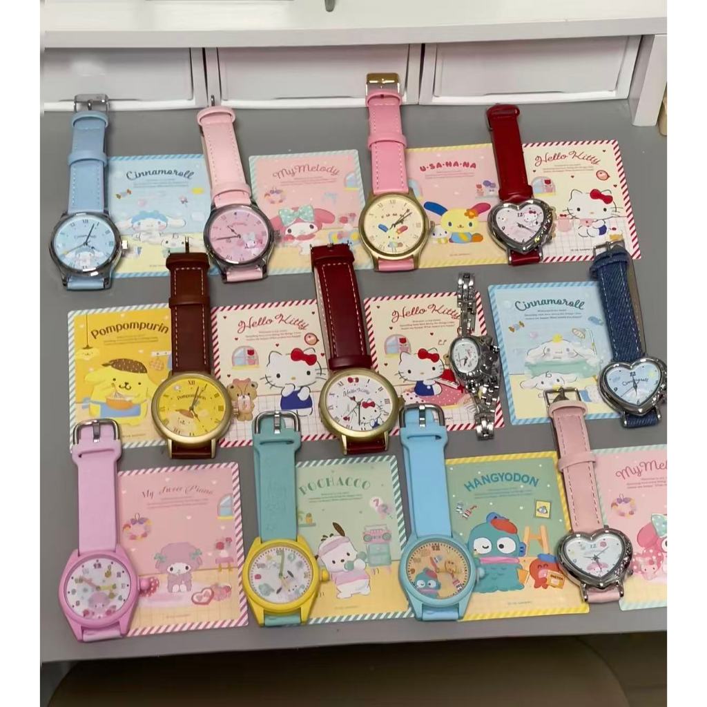 名創優品 TOPTOY 三麗鷗myroom聯名手錶 腕錶 盲盒+確認款 經典腕錶系列 美樂蒂 HelloKitty 爆款