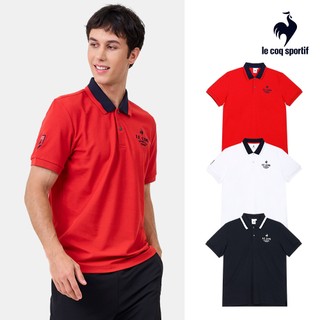 【LE COQ SPORTIF 法國公雞】吸濕排汗短袖POLO衫 男款 3色可選 LWY21041