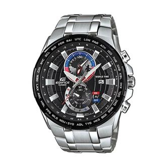 出清CASIO 卡西歐EDIFICE 賽車風格三眼計時錶 情人節 送禮(EFR-550D-1A)