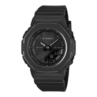 CASIO卡西歐 G-SHOCK GMA-P2110B-1A 數碼指針系列 低調光澤金屬設計潮流腕錶 黑色 40.5mm