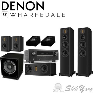 DENON AVR-X2900H+WHARFEDALE EVO 5.4+5.C+5.1+DM12 3D+SW-10劇院組