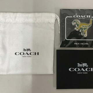 Coach 恐龍別針/胸章 全新品 附原包裝紙袋+布袋 pin it I’m a pin rexy 恐龍 別針 絕版品