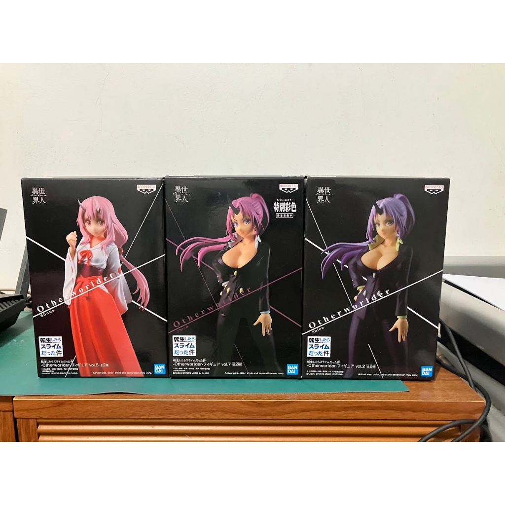 景品 BANPRESTO 關於我轉生變成史萊姆這檔事 Otherworlder 朱菜+紫苑(含異色版)