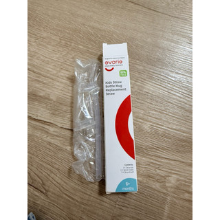 全新evorie（微笑水杯）愛得利兒童水杯吸管替換組