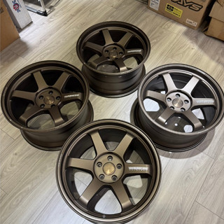 【現貨福利品出清】 RAYS TE37 ULTRA 19吋 鍛造 鋁圈 古銅色 5/112 近全新【YGAUTO】