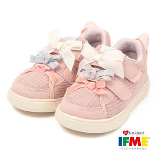 【日本IFME】機能童鞋 中童 16-18cm CALIN系列 蝴蝶結 IF20-681601-IF0143