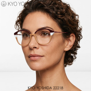 Kyo Yoshida 22218 吉田京眼鏡｜文藝復古板材全框眼鏡 男生女生品牌眼鏡框【幸子眼鏡】