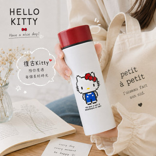 Hello Kitty凱蒂貓 硬白瓷不鏽鋼保冰杯/保溫杯 350ML 三麗鷗正版授權 KA-03
