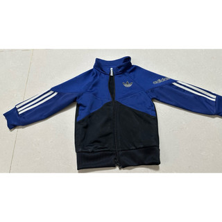 Adidas帥氣拼色長袖外套90cm