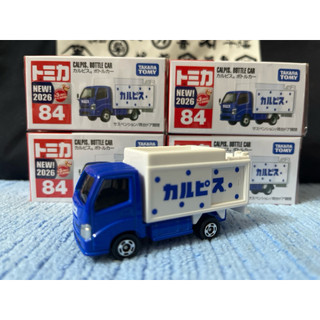 《激安屋_🌻26新車貼紙✅》TOMICA #84可爾必思CALPIS運輸車、全新未拆封💯（多美小汽車、運輸車系列）