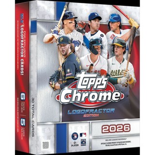 2026 topps chrome baseball Logofractor hobby box mega棒球卡盒 大谷