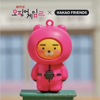 【韓國正品】 KAKAO FRIENDS x 魷魚遊戲聯名/春植/變臉萊恩/魔術方塊/鑰匙圈/netflix