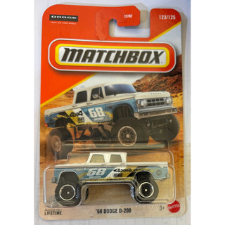MATCHBOX 火柴盒 小汽車 ‘68 DODGE D-200