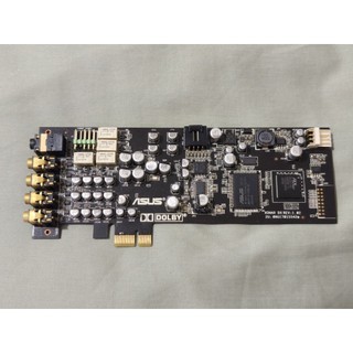 ASUS Xonar DX 7.1 PCI-E 音效卡｜Dolby｜光纖輸出｜九成新少用｜附全新光纖線/電源轉接線