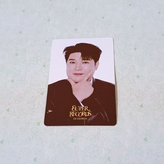 SUPER JUNIOR SUPER RECORDS 台北 入場卡 神童