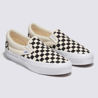Vans Premium Slip-On Reissue 98 黑白色棋盤格滑板鞋
