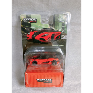 Tarmac Works 1/64 Koenigsegg Agera RS 吊卡(橘）