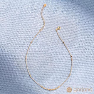 GORJANA CHLOE MINI CHOKER 鑲18K金 圓形錢幣頸鍊 優雅多墜