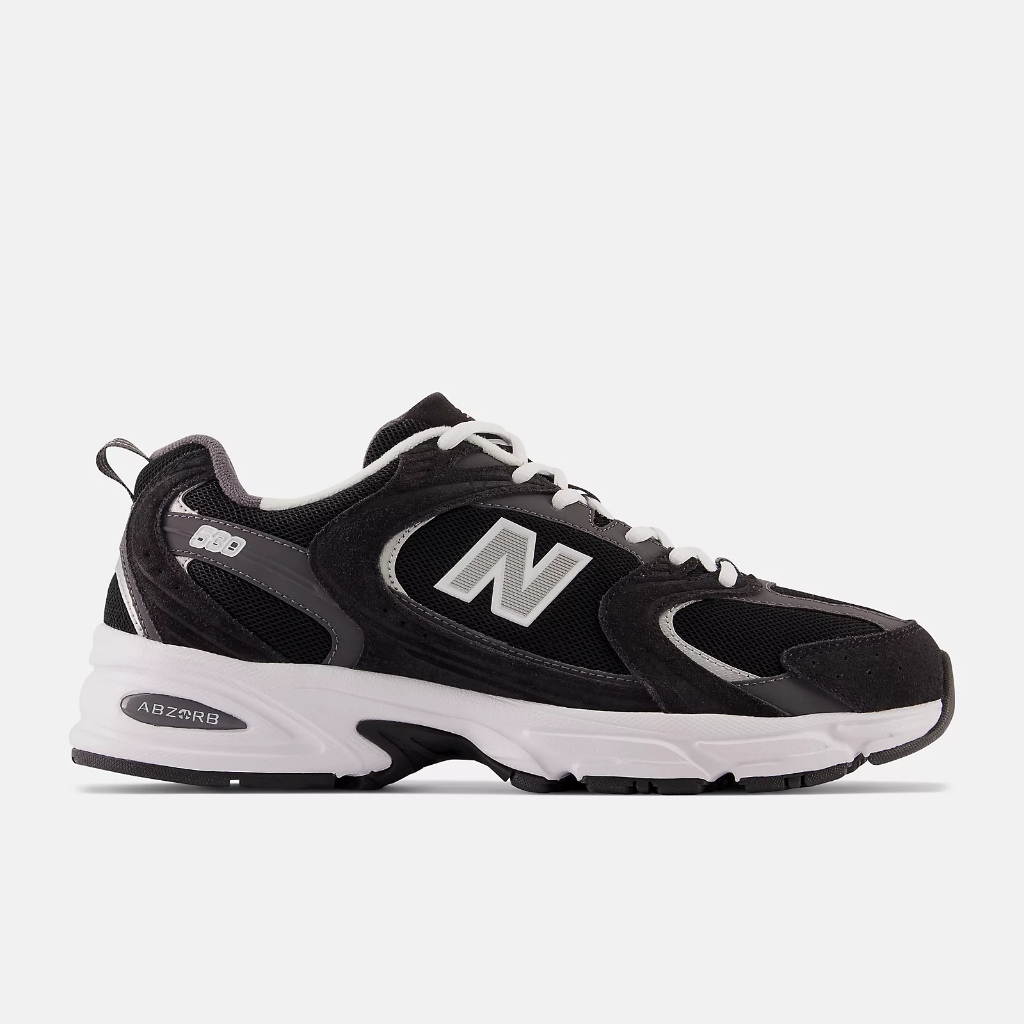 New Balance 530 男鞋 女鞋 復古 老爹鞋 顯瘦 麂皮 網布 運動鞋 慢跑鞋 黑白 MR530CC