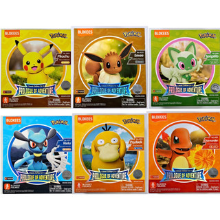 布魯可 Pokemon 寶可夢經典版S系列-皮卡丘、伊布、新葉喵、利歐路、可達鴨、小火龍 神奇寶貝