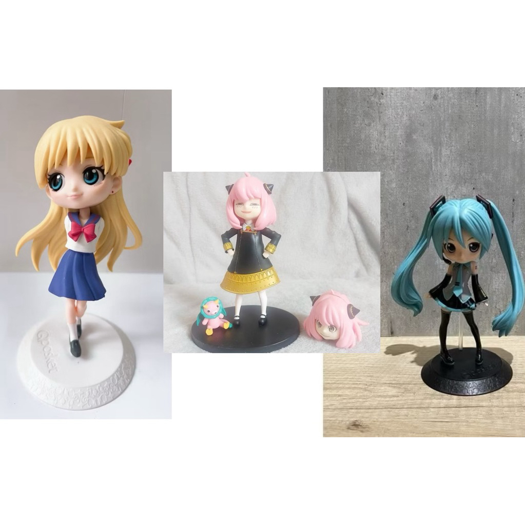 美少女戰士 愛野美奈子-金星仙子 初音 安妮亞·佛傑 間諜家家酒 公仔 附奇美拉 可換頭 安妮亞 拆擺 無盒