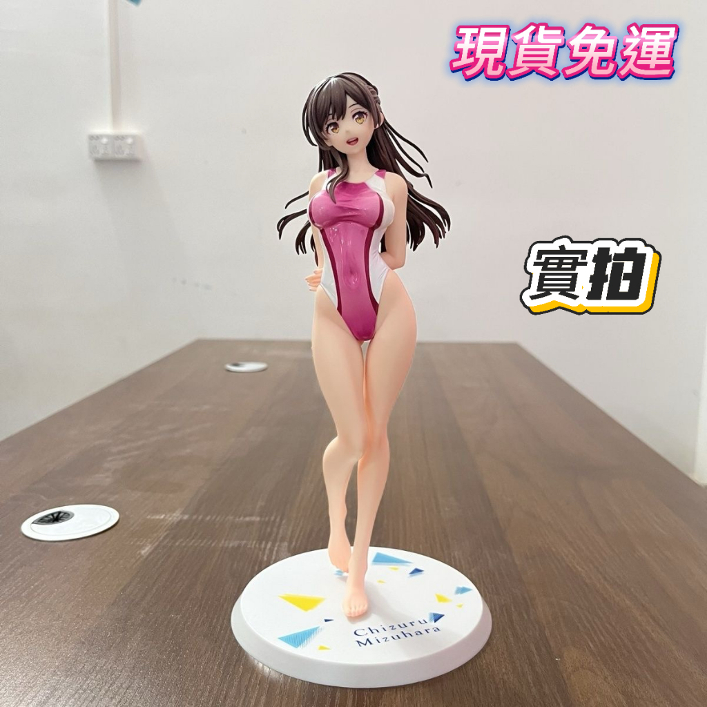 ✨台灣有貨✨免運✨日本租借女友水原千鹤竞技泳装手办一之濑千鹤水着美少女动漫模型摆件
