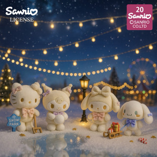 現貨 日本通路 Sanrio三麗鷗 雪夜奶油白系列吊飾 Hello Kitty 庫洛米 美樂蒂 大耳狗 包包吊飾