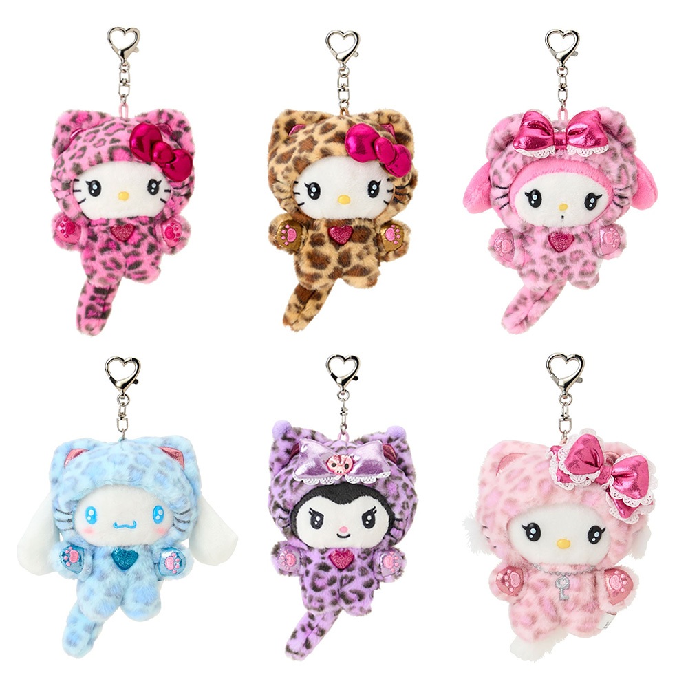 Sanrio 三麗鷗 辣妹豹紋貓系列 造型玩偶吊飾
