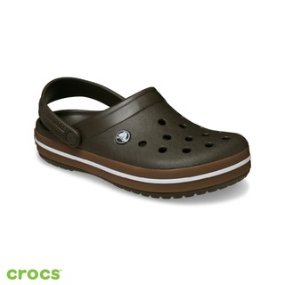 Crocs 卡駱馳 (中性鞋) Crocband Gum Clog 卡駱班街頭克駱格-深可可色-212756-2ME