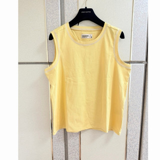87）全新Sisjeans黃色無袖上衣 M-L可穿