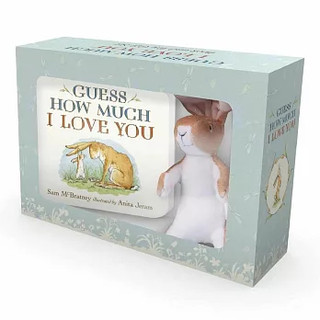 補貨到 經典 書+玩偶禮盒 猜猜我有多愛你 Guess How Much I Love You 禮盒組 禮物 送禮