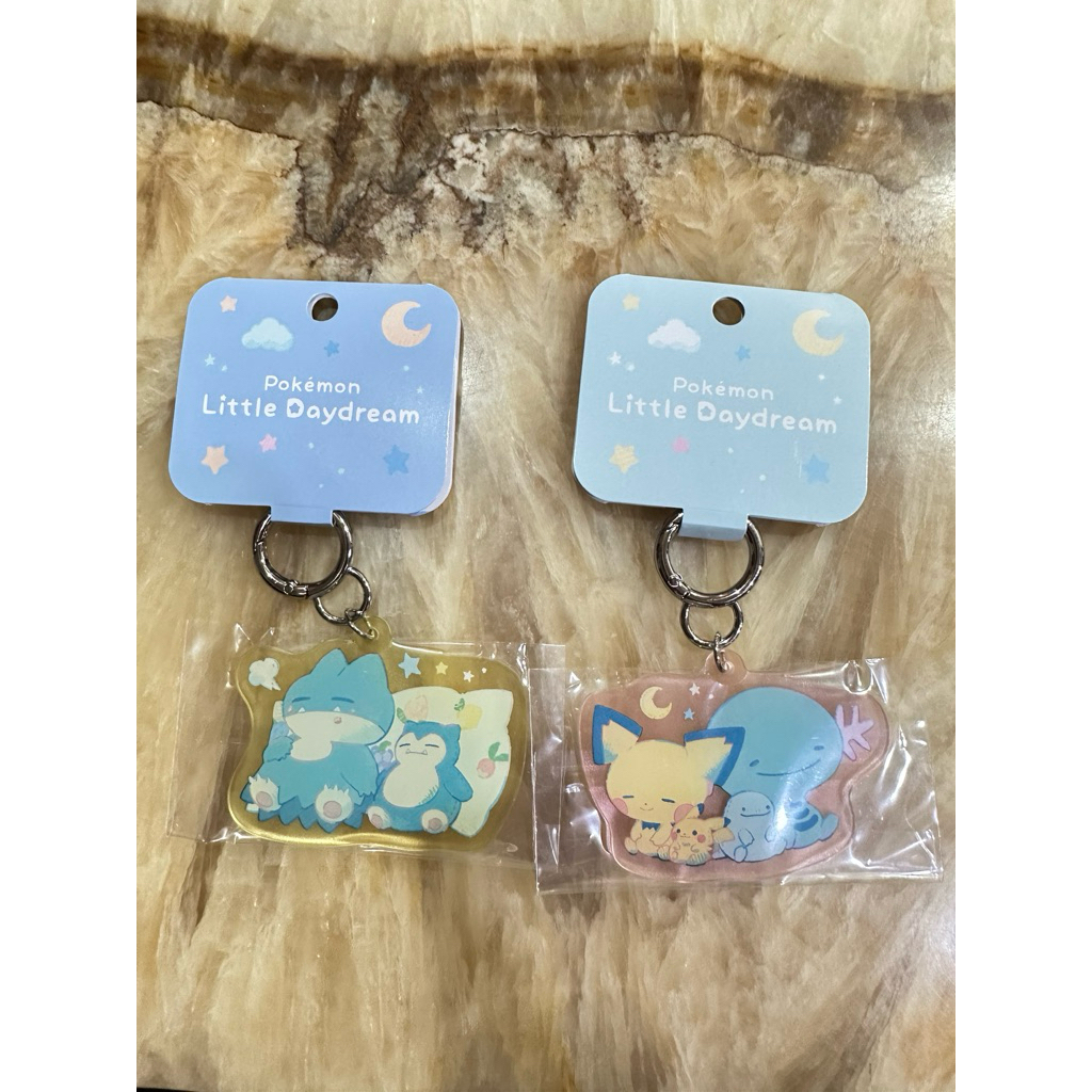 全新現貨 日本寶可夢中心 PokémonCenter  寶可夢白日夢系列 壓克力吊飾 烏波 沼王 皮丘 皮卡丘 卡比獸