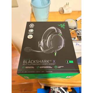 雷蛇 Razer BlackShark V2X 黑 鯊V2X 電競耳機（黑色）