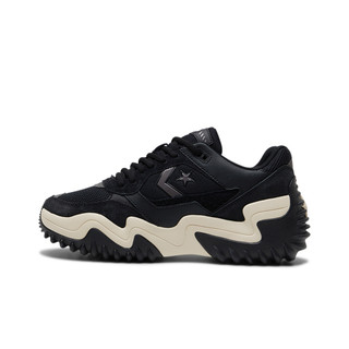 CONVERSE WAVE MOTION TRAINER OX WHITE 女 休閒 厚底 增高 黑-A19128C