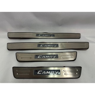 新店【阿勇的店】2012~2014 CAMRY 白金LED迎賓門檻踏板/camry 7代 led門檻踏板/camry踏板