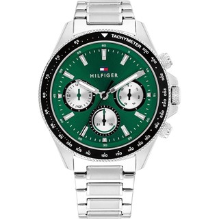 【Tommy Hilfiger】Clark 男士綠色腕錶 1792211 44mm 現代鐘錶