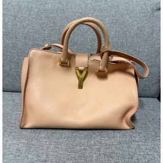 正品專櫃購入Saint Laurent 聖羅蘭 YSL Petit Cabas經典Y LOGO小款手提肩背兩用包 醫生包