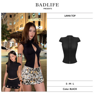 BADLIFE - LAMA UMI厚磅掛扣Corset短版上衣 性感顯瘦