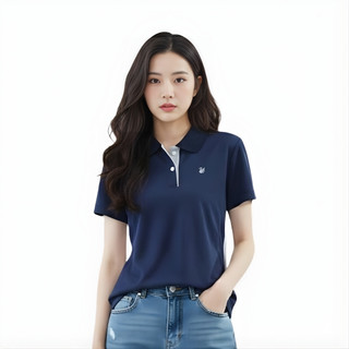 【遊遍天下】臺灣現貨MIT臺灣製女款抗UV吸濕排汗機能POLO衫 GS1056 / 丈青 (M-5L 大尺碼)