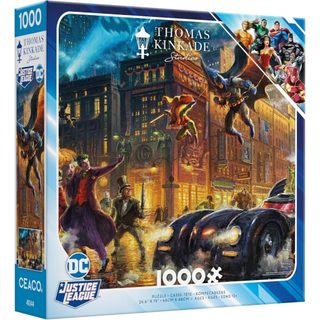 [全新x正版x現貨] 美國 Ceaco 蝙蝠俠 黑暗騎士 1000片 DC 漫畫 Thomas Kinkade 正義聯盟