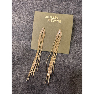 斷捨離-autumn swing穿世耳環/金色/銀針