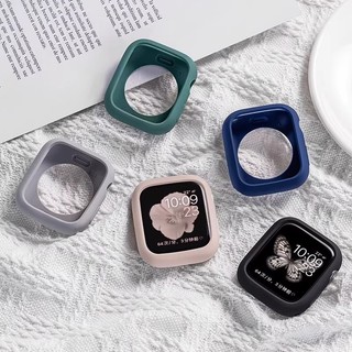 當天出貨🔥蘋果矽膠軟殼 糖果色全包軟殼 適用apple watch 10軟殼 9/8/7/6/5/4代 SE 全包防摔